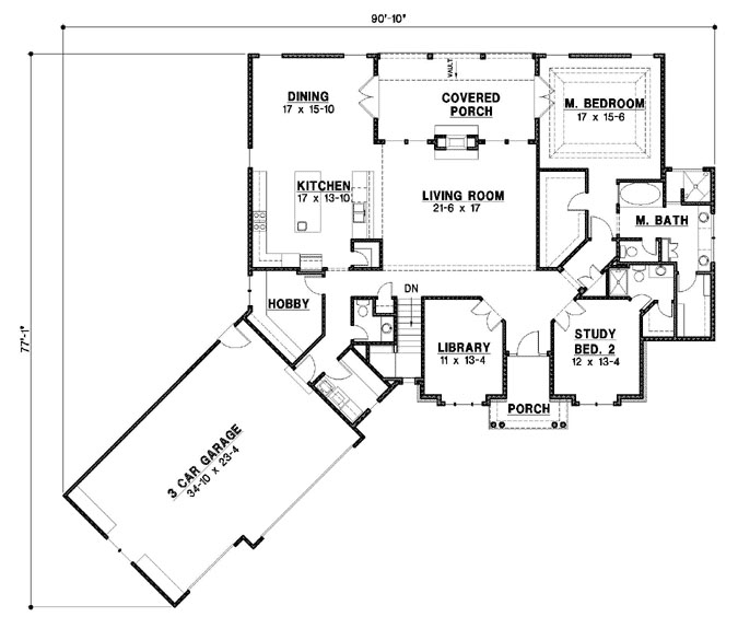 Main Floor Plan: 21-1029