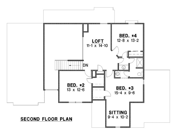Upper/Second Floor Plan:21-1039