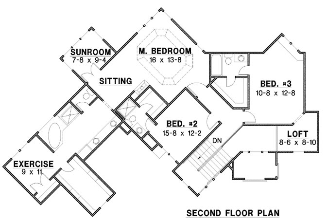 Upper/Second Floor Plan:21-1051