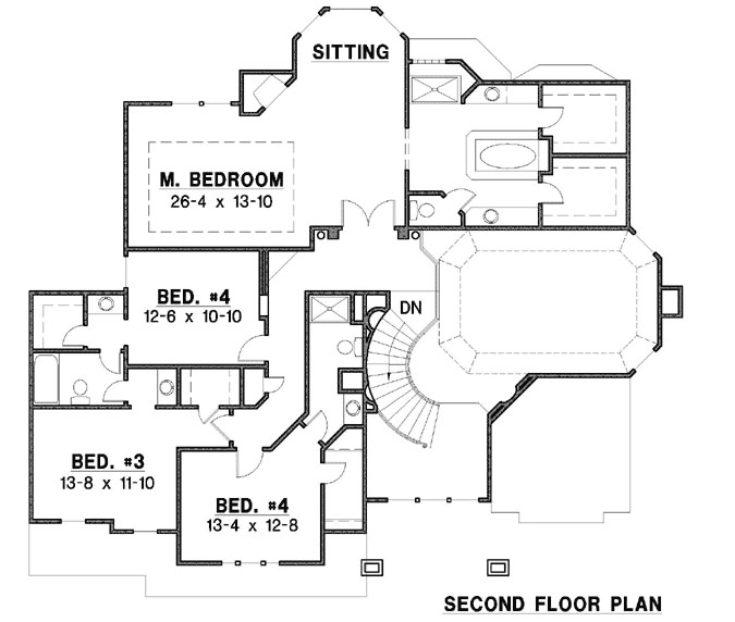 Upper/Second Floor Plan:21-1060