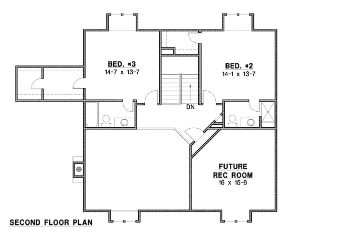 Upper/Second Floor Plan:21-1062