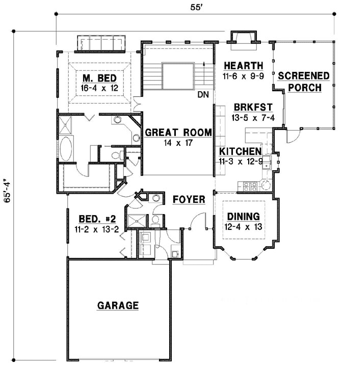 Main Floor Plan: 21-1071