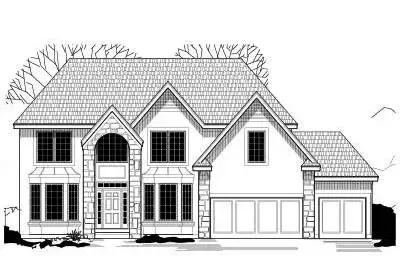 Traditional house plans 21-119 - front exterior, 2,934 sq ft, 4 bed, 3 bath house plans | Monster House Plans