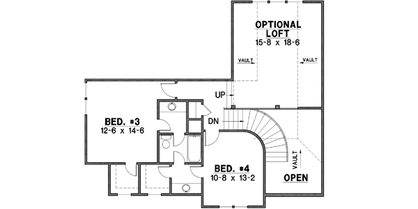 Upper/Second Floor Plan:21-122