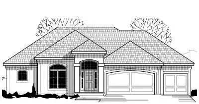Traditional house plans 21-137 - front exterior, 1,983 sq ft, 3 bed, 3 bath house plans | Monster House Plans