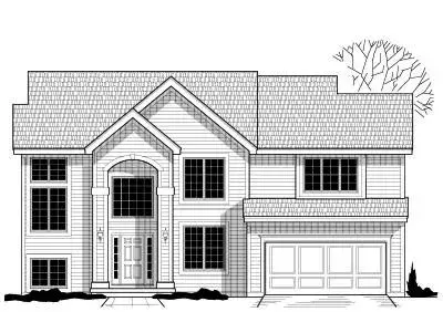 Traditional house plans 21-138 - front exterior, 2,443 sq ft, 4 bed, 3 bath house plans | Monster House Plans