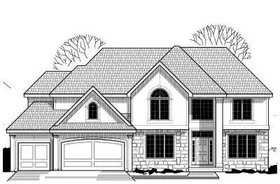 Traditional house plans 21-148 - front exterior, 5,770 sq ft, 5 bed, 4 bath house plans | Monster House Plans
