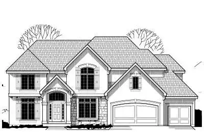 Traditional house plans 21-151 - front exterior, 3,920 sq ft, 4 bed, 3 bath house plans | Monster House Plans