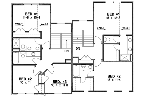 Upper/Second Floor Plan:21-160
