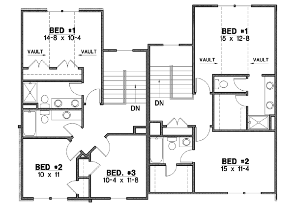 Upper/Second Floor Plan:21-164