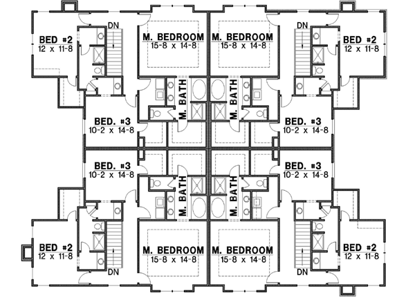 Upper/Second Floor Plan:21-167