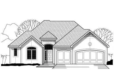 Traditional house plans 21-179 - front exterior, 2,617 sq ft, 4 bed, 3 bath house plans | Monster House Plans