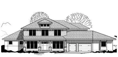 Traditional house plans 21-181 - front exterior, 4,007 sq ft, 4 bed, 3 bath house plans | Monster House Plans