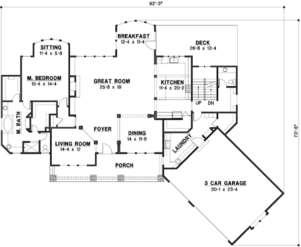 Main Floor Plan: 21-181