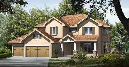 Traditional house plans 21-187 - front exterior, 2,931 sq ft, 4 bed, 3 bath house plans | Monster House Plans