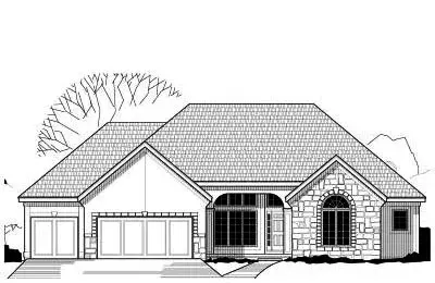 Traditional house plans 21-192 - front exterior, 3,552 sq ft, 3 bed, 3 bath house plans | Monster House Plans