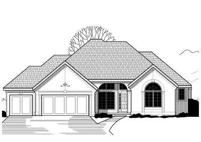 Traditional house plans 21-194 - front exterior, 3,058 sq ft, 4 bed, 3 bath house plans | Monster House Plans