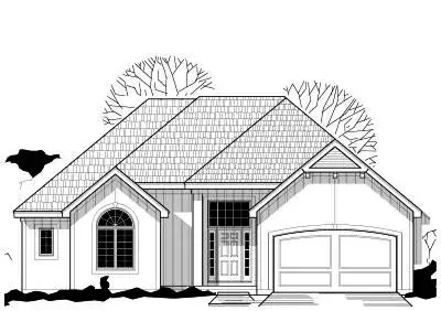 Traditional house plans 21-198 - front exterior, 2,607 sq ft, 4 bed, 3 bath house plans | Monster House Plans