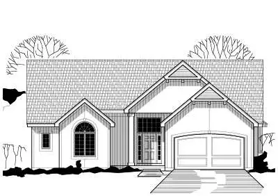 Traditional house plans 21-199 - front exterior, 2,656 sq ft, 4 bed, 3 bath house plans | Monster House Plans