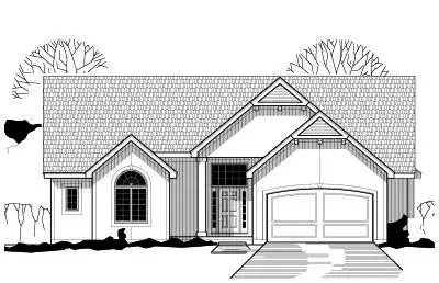 Traditional house plans 21-200 - front exterior, 2,785 sq ft, 4 bed, 3 bath house plans | Monster House Plans