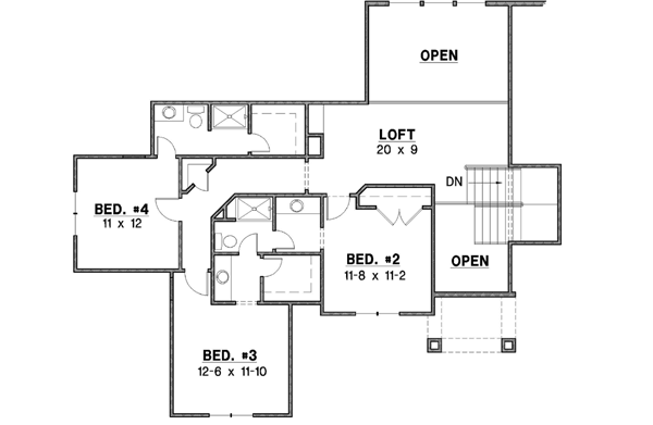 Upper/Second Floor Plan:21-209