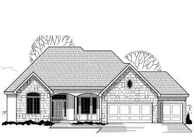 Traditional house plans 21-212 - front exterior, 3,011 sq ft, 4 bed, 3 bath house plans | Monster House Plans