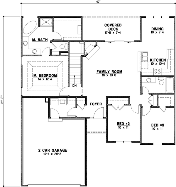 Main Floor Plan: 21-213