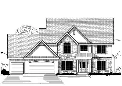 Traditional house plans 21-224 - front exterior, 3,381 sq ft, 4 bed, 3 bath house plans | Monster House Plans