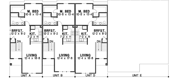 Upper/Second Floor Plan:21-245