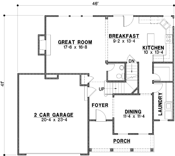 Main Floor Plan: 21-266