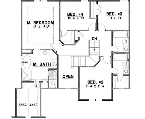 Upper/Second Floor Plan:21-266