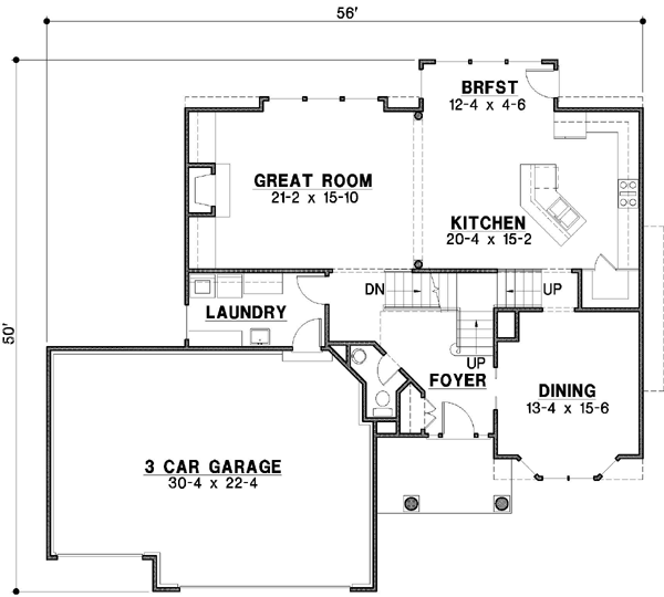 Main Floor Plan: 21-276