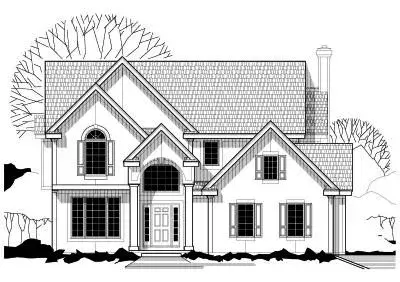 Traditional house plans 21-278 - front exterior, 2,731 sq ft, 4 bed, 3 bath house plans | Monster House Plans