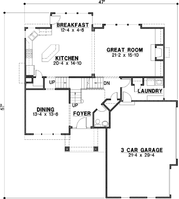 Main Floor Plan: 21-278