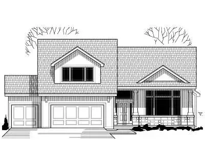 Traditional house plans 21-287 - front exterior, 2,311 sq ft, 4 bed, 3 bath house plans | Monster House Plans