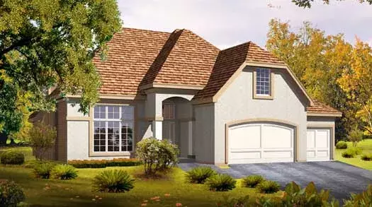 Traditional house plans 21-295 - front exterior, 2,256 sq ft, 4 bed, 3 bath house plans | Monster House Plans
