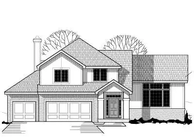 Traditional house plans 21-298 - front exterior, 2,356 sq ft, 3 bed, 2 bath house plans | Monster House Plans