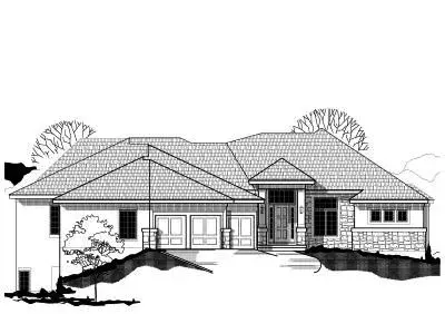 Traditional house plans 21-303 - front exterior, 4,919 sq ft, 4 bed, 5 bath house plans | Monster House Plans