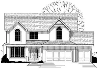 Traditional house plans 21-311 - front exterior, 2,186 sq ft, 4 bed, 2 bath house plans | Monster House Plans