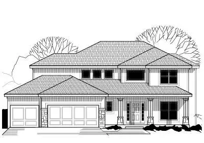 Traditional house plans 21-315 - front exterior, 2,582 sq ft, 4 bed, 3 bath house plans | Monster House Plans
