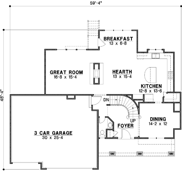 Main Floor Plan: 21-322