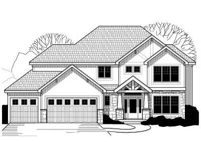 Traditional house plans 21-323 - front exterior, 2,578 sq ft, 4 bed, 3 bath house plans | Monster House Plans