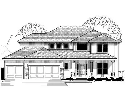 Traditional house plans 21-331 - front exterior, 2,582 sq ft, 4 bed, 3 bath house plans | Monster House Plans