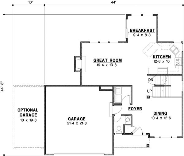 Main Floor Plan: 21-340