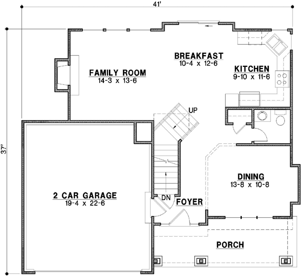 Main Floor Plan: 21-360