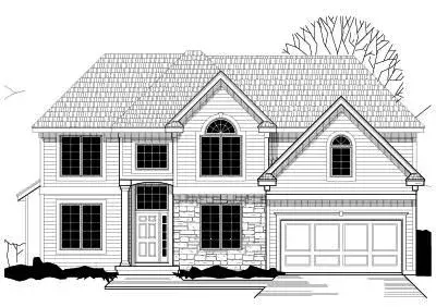 Traditional house plans 21-374 - front exterior, 2,400 sq ft, 4 bed, 3 bath house plans | Monster House Plans