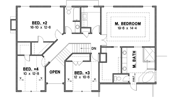 Upper/Second Floor Plan:21-380