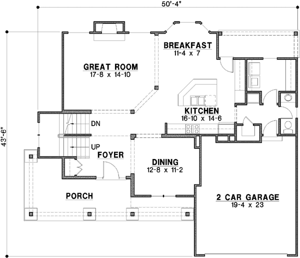 Main Floor Plan: 21-386