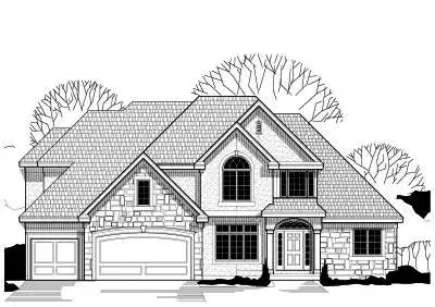 Traditional house plans 21-427 - front exterior, 2,920 sq ft, 4 bed, 3 bath house plans | Monster House Plans
