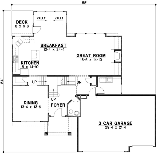 Main Floor Plan: 21-432